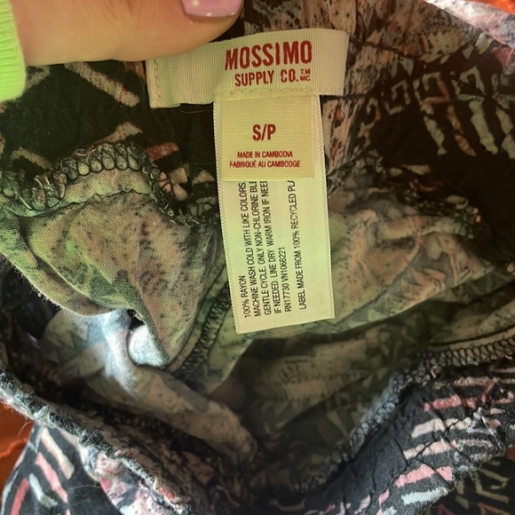 Linen Aztec Print Pants, Mossimo Supply Co., Size Small, Gently used. - Picture 2 of 2